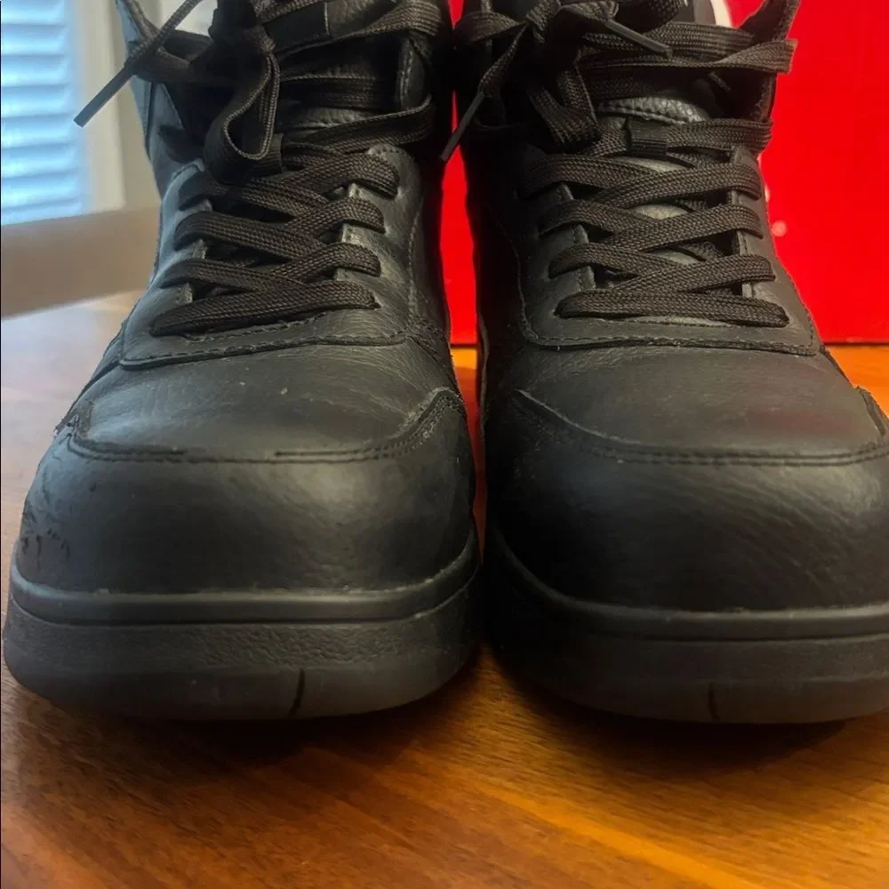 Puma Black Front Court Mid Safety Comp Toe Slip Resistant Size 10